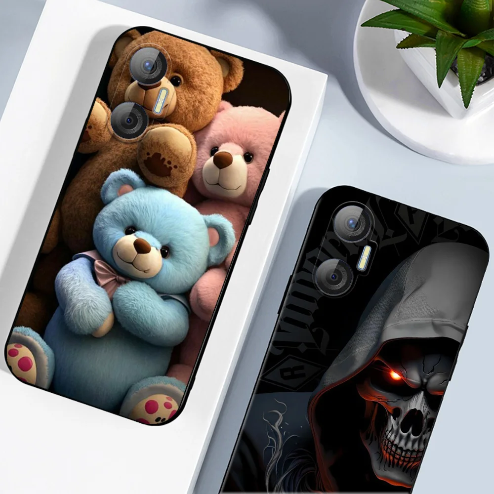 Фотообои для Tecno pova neo чехол LE6J фотообои с черепом скелетом овечкой львом