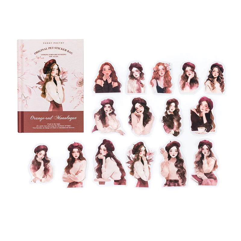 

Набор стикеров "Красивая девушка"