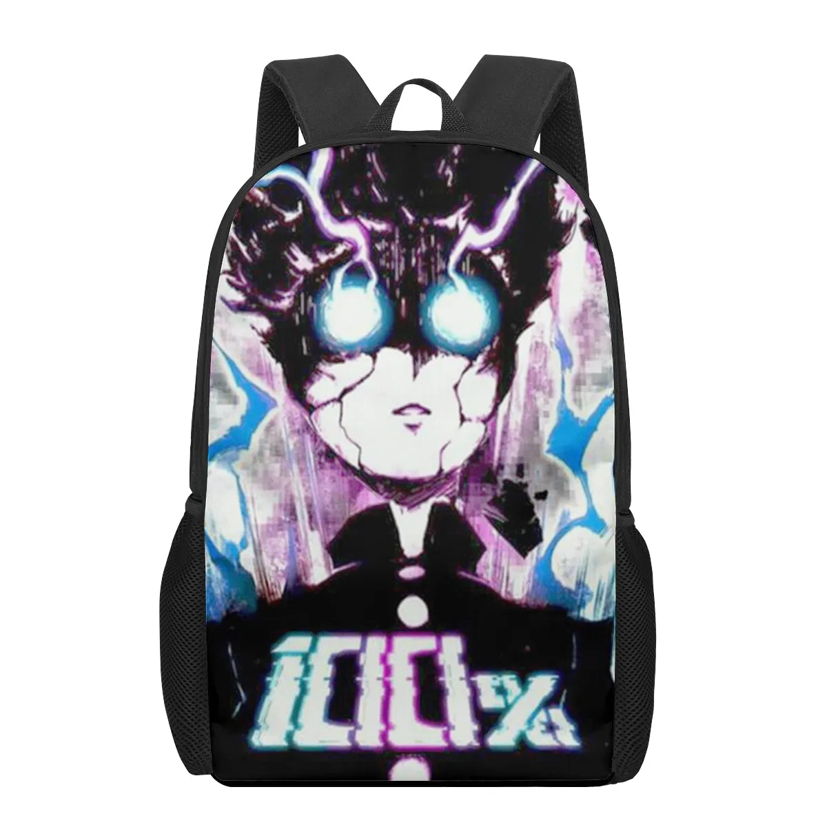Mob Psycho 100 3D Pattern School Bag for Children Girls Boys Casual Book Bags Kids Backpack Boys Girls Schoolbags Bagpack