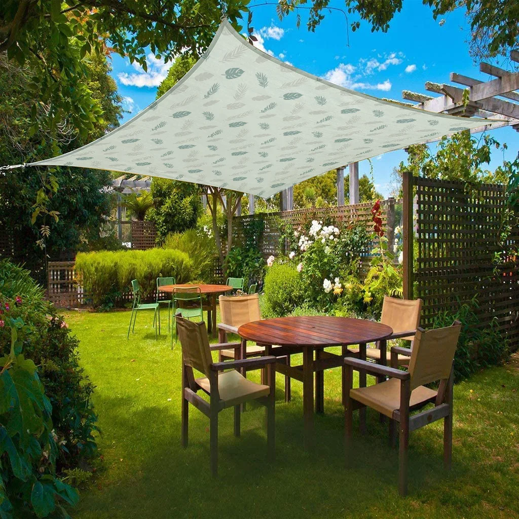 

3x4 Garden Swimming Pool Four Corner Sunshade Sail Courtyard Quadrangle Sail Outdoor Camouflage Sunshade Rainproof Square Canopy