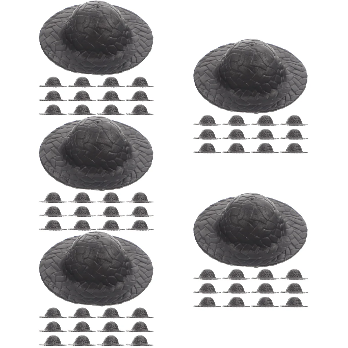 

150 шт. миниатюрная джазовая шляпа, миниатюрная шляпа ручной работы, декоративная миниатюрная шляпа