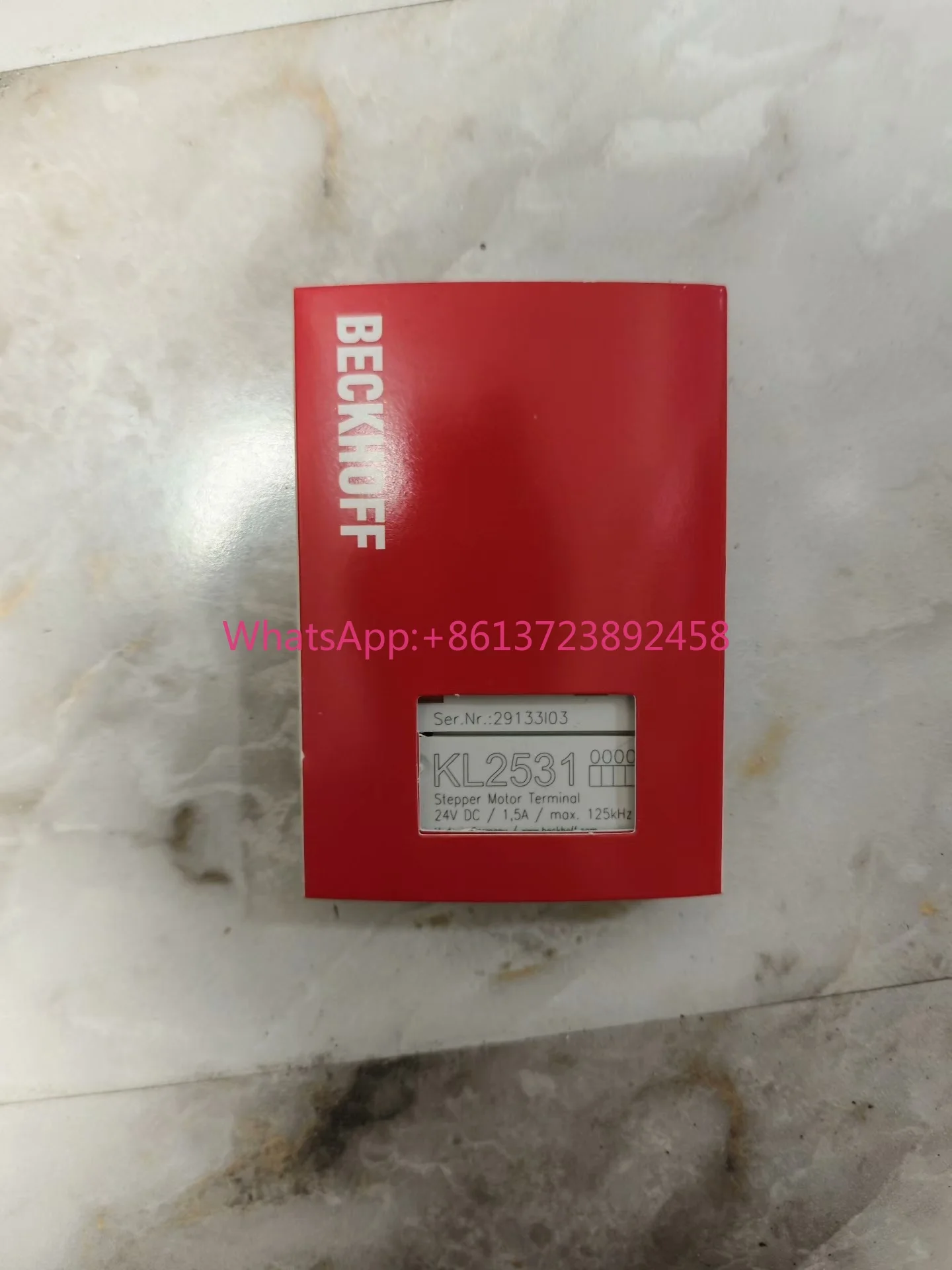 Фото Концевой датчик шагового двигателя Beckhoff KL2531, 24В DC, 1.5А