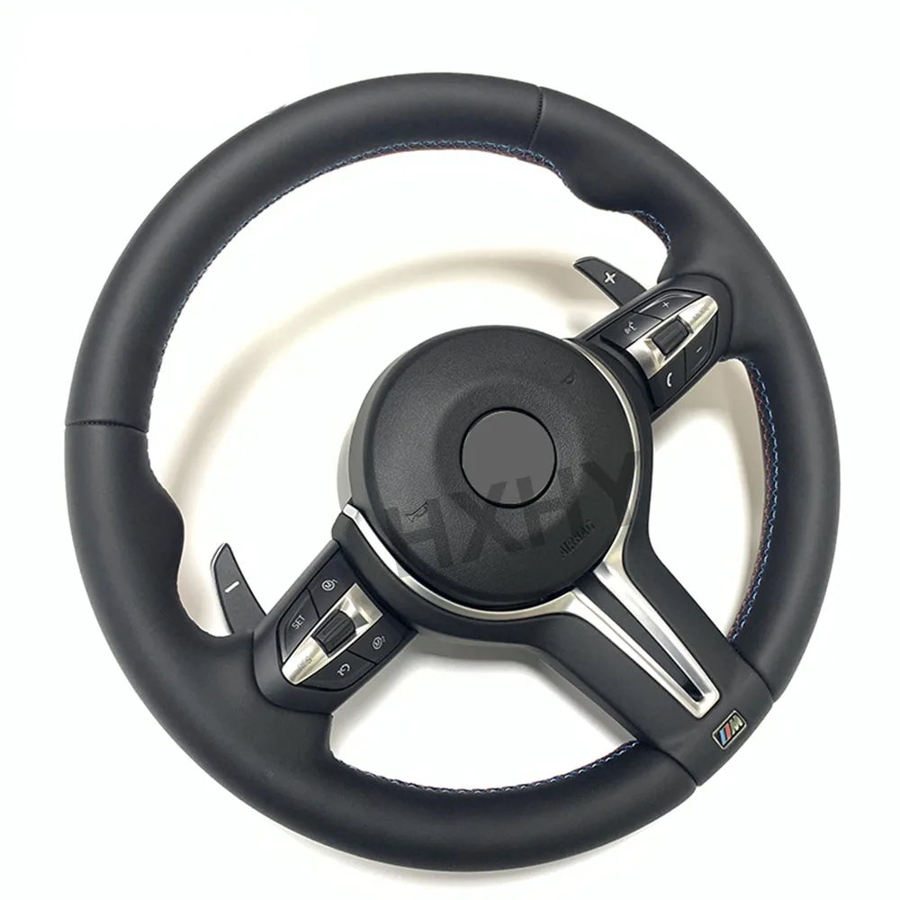 Фото Обновление рулевого колеса из алькантари M Sport Competitive для BMW E/F серии M3 M5 E46 F10 F30 F20 F12 F80 F82 F34 №4