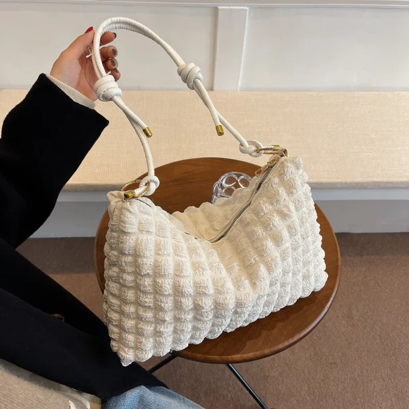 

Diamond Lattice Women Shoulder Bag Hobos Crossbody Bag Casual Ladies Handbag Luxury Design Female Big Totes Armpit Bag