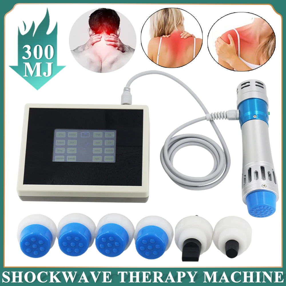

Машинка для ударно-волновой терапии, инструмент для массажа для лечения Эд, снятия боли в коленях, профессиональный Массажер для расслабления тела с ударно-волновой волной, 300 МДж