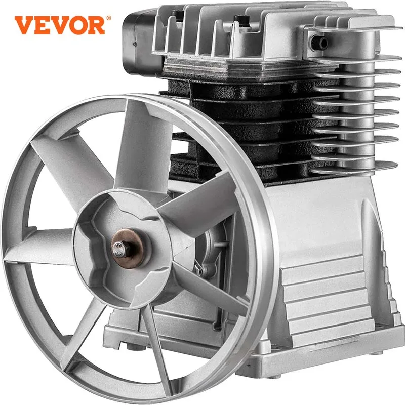 Heads Piston Twin Cylinder Single Stage 2.2kw 375 L/min 12cfm 11 Bar 159.5psi 1300rpm For Chemical Textile