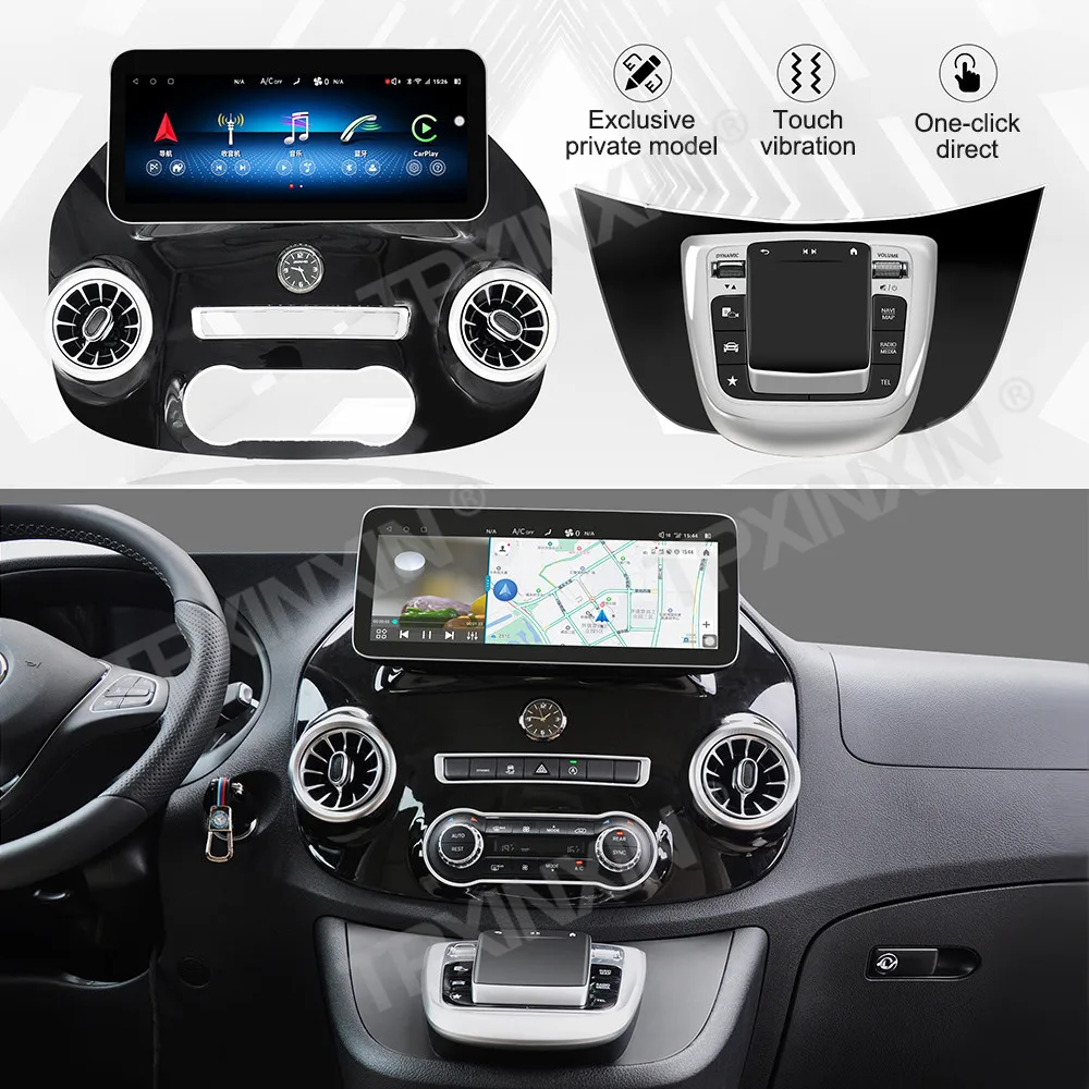 

128G For Mercedes Benz Vito V Class Viano Valente Metris W447 Android Car Radio Multimedia Video Player GPS Navigation
