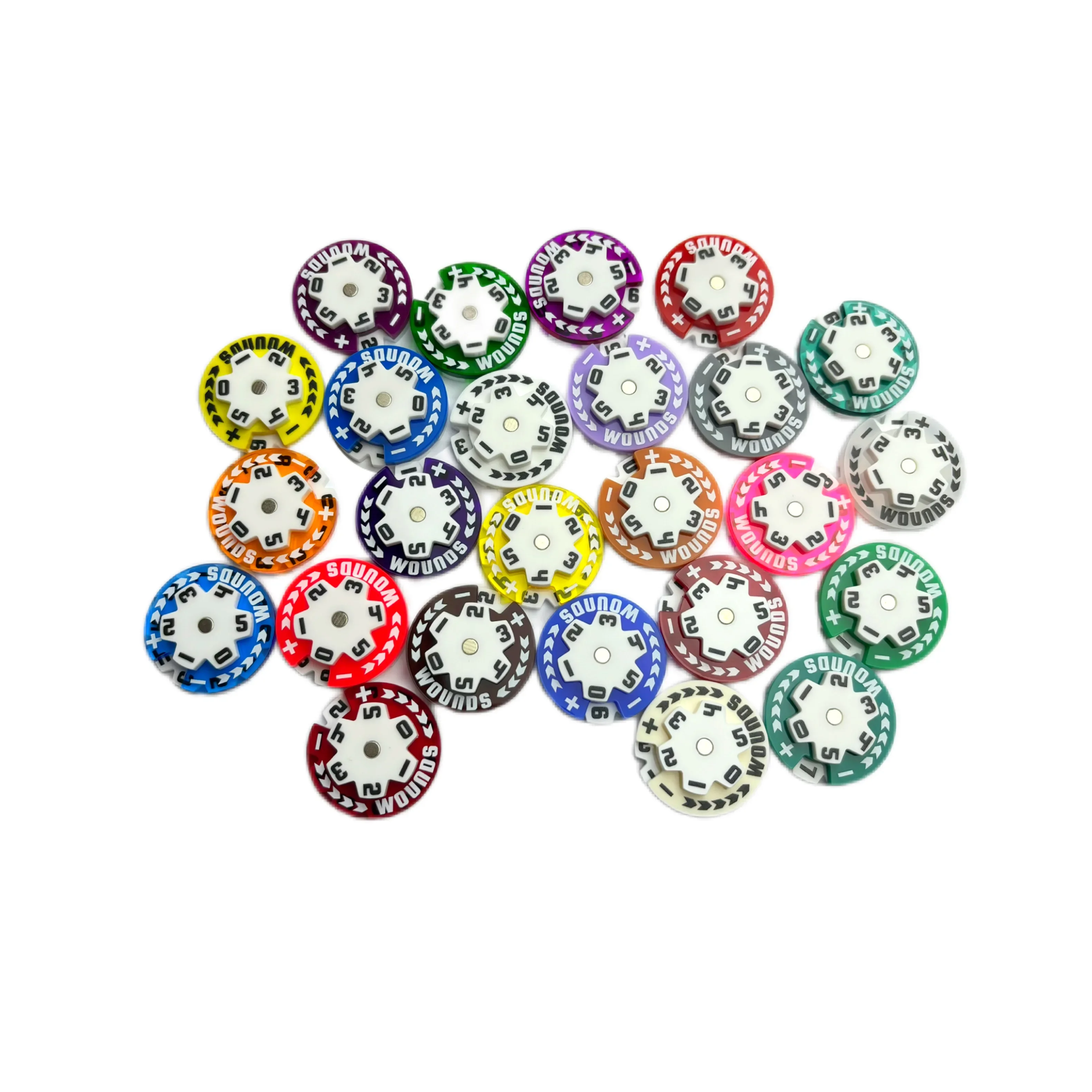 

Акриловый счетчик для круглых ран Wargame Base World