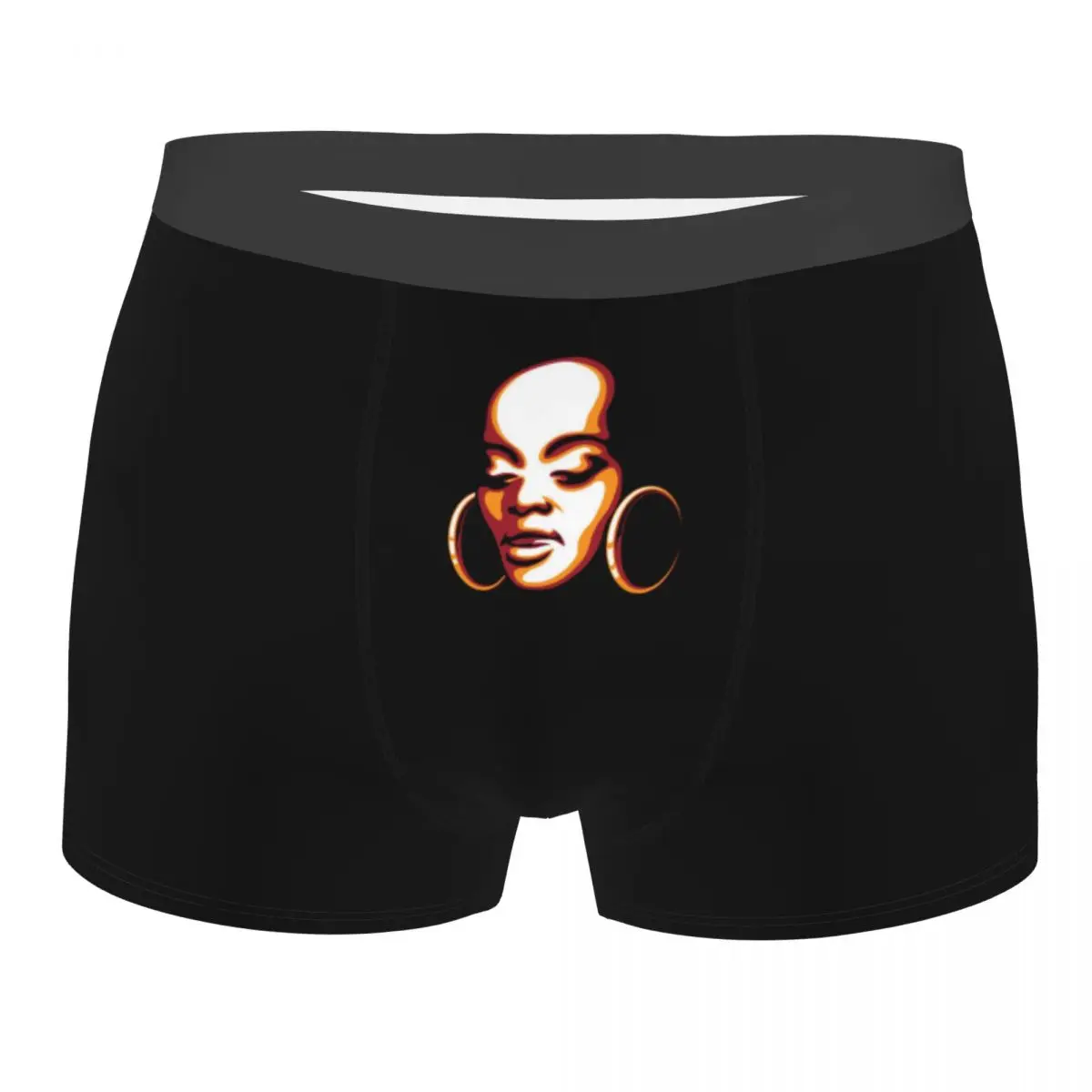 Men's Panties Underpants Boxers Underwear African Woman Face Sexy Male Shorts