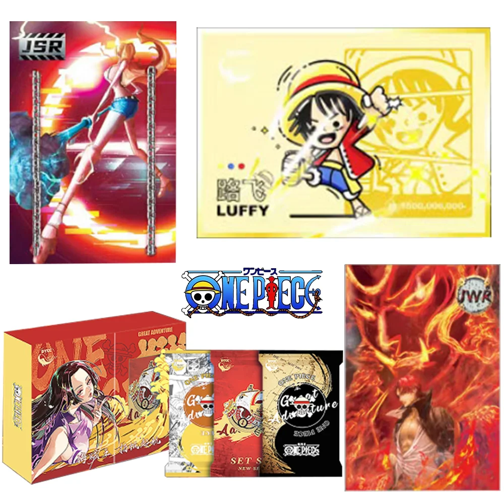 

One Piece Anime Nika Luffy Zoro Sanji Devil Fruit Wanted Figure Collection Gold Cards Limited Flash Edition Trading Cards Gifts