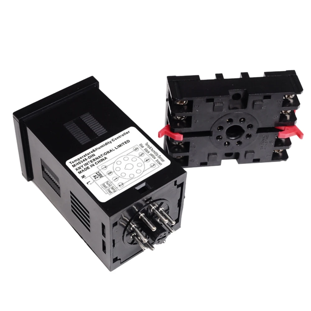 Умный Цифровой контроллер температуры и влажности сенсорный кабель 3 м 48*48 мм