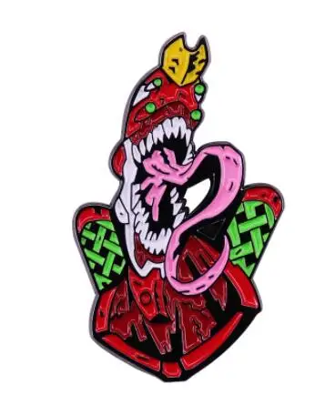 Брошь-организации Top Secret Asuka Langley Soryu Ayanami King Eva Mecha EVA-01 Pins EVA-02 Unit 02 Pin | Украшения и
