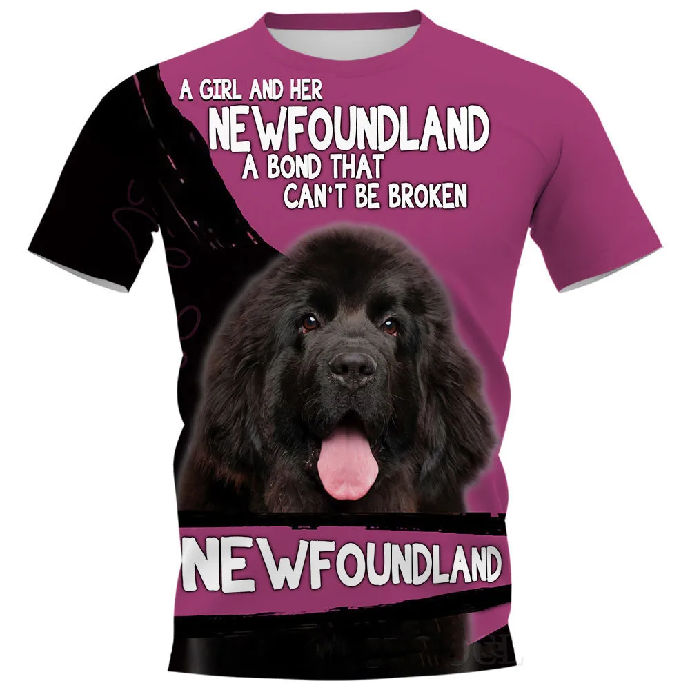 Футболка мужская с 3D-принтом животных ротвейлера Модный пуловер в стиле