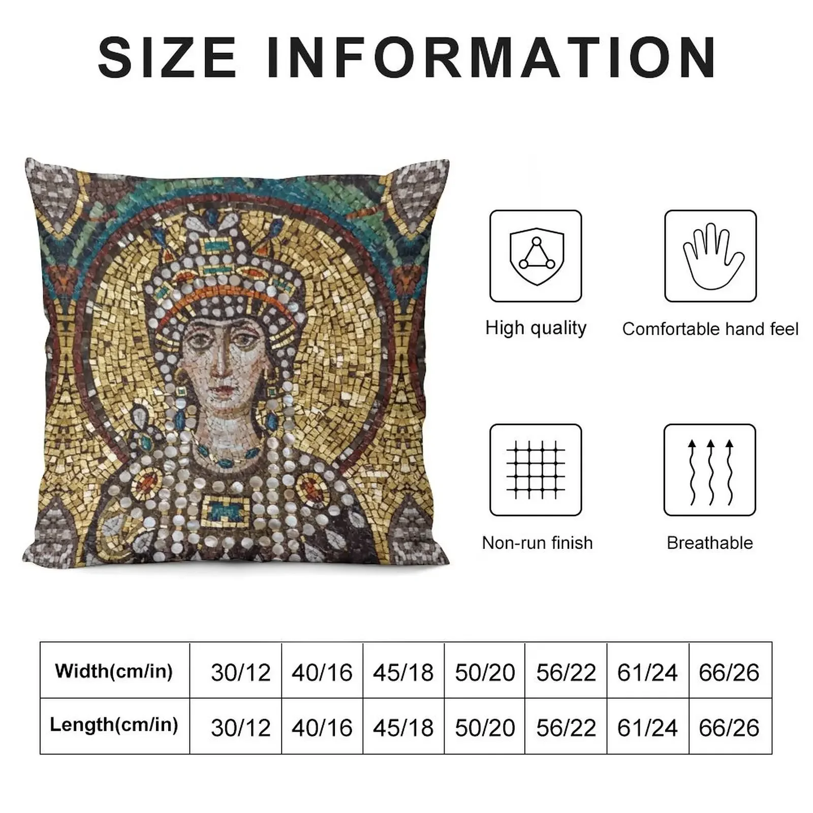 Декоративная подушка Theodora полиэстер двухсторонняя