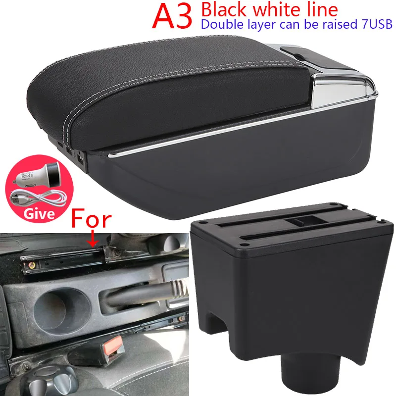 

Подлокотник для Dacia Renault Sandero Logan 2 для Nissan Almera G15, автомобильный подлокотник для Lada LARGUS, коробка для хранения, автомобильные аксессуары