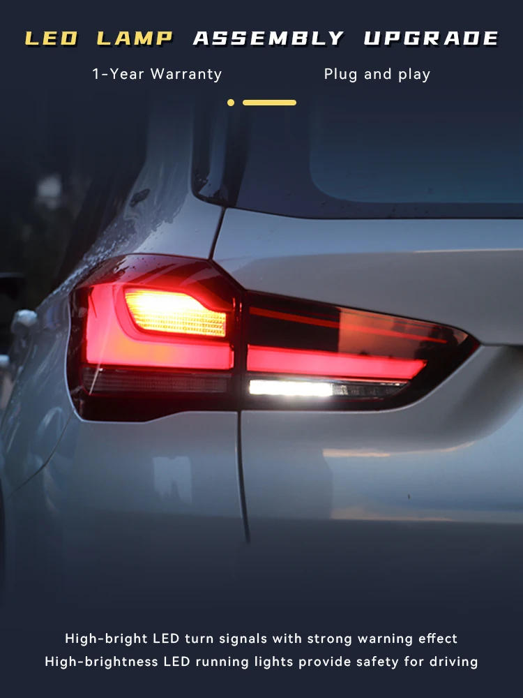 Задние фонари для BMW 2016-2019 X1 F48 F49 модификация в сборе задний фонарь полностью