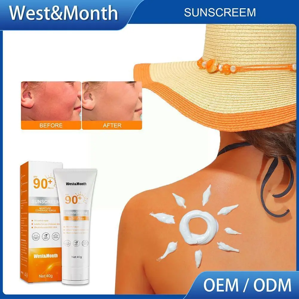 

40 г экран для лица Spf 90 Летний Пляжный для путешествий крем для душа спрей солярий для ухода за кожей красота H Q5w5