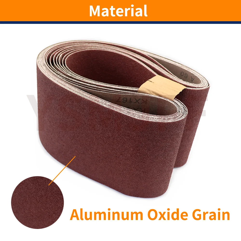 Набор абразивных лент из оксида алюминия 1220x150 мм 5 шт