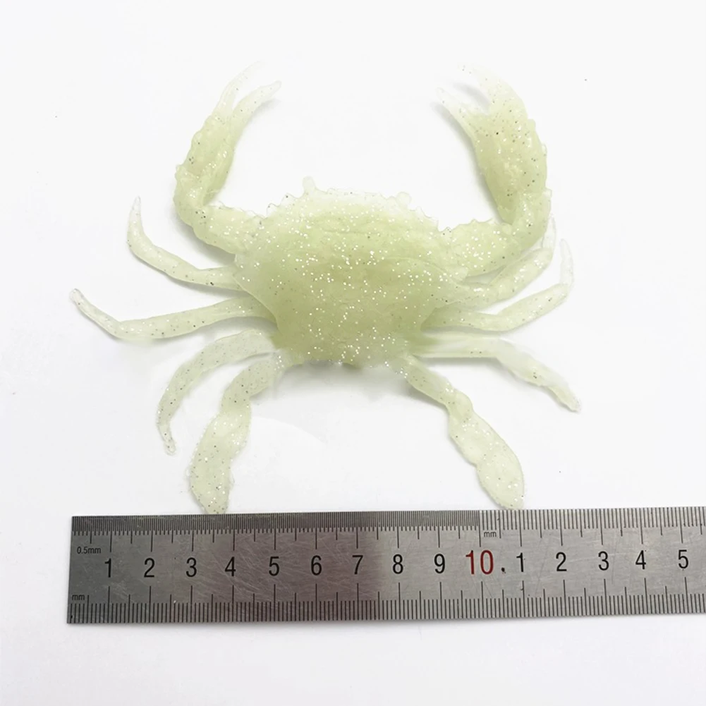 

125mm 3D Crab Soft Lure Sea Fishing Equipment Artificial Crab Bait Trap Crab Soft Lure For All Beach Boat Kayak Fishing Pesca