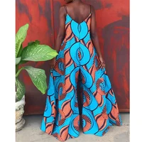 african flares women summer spaghetti strap bodysuit dashiki ankara style trousers fashion robe africaine indie fashion jumpsuit