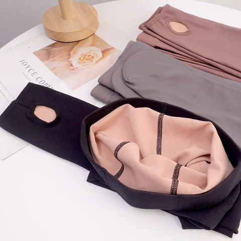 Женские утеплённые легинсы из спандекса