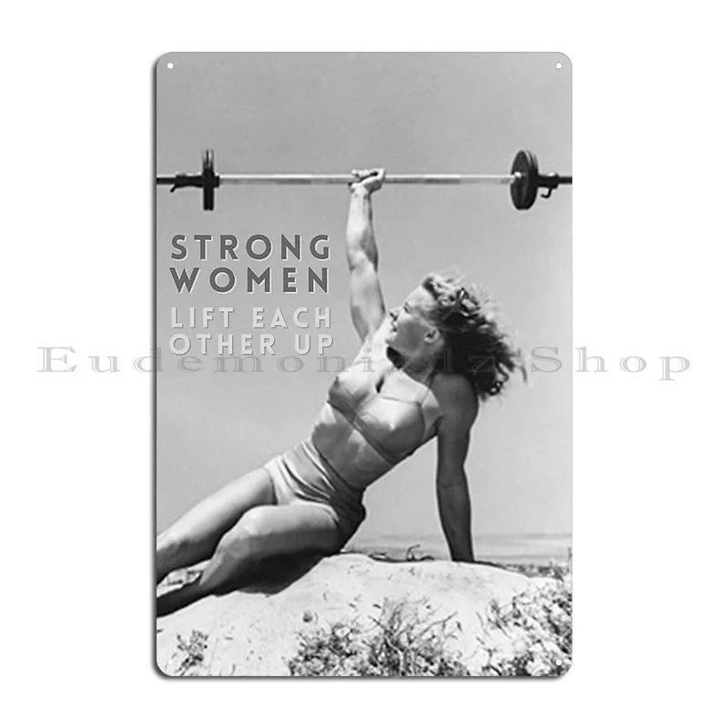 Сильные женщины поднимают друг друга Abbye Stockton винтажный Бодибилдинг