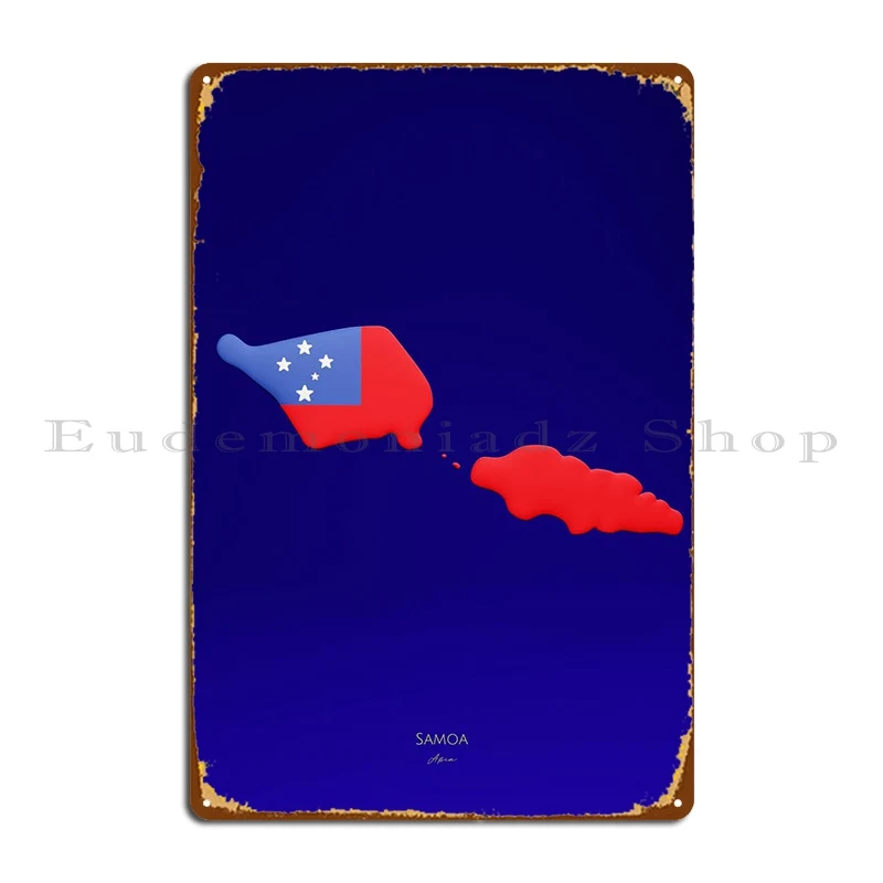 Металлический плакат Самоа Апиа «To Sua Ocean Tr», постер с изображением кинотеатра, Настенный декор, дизайн на заказ, жестяной плакат