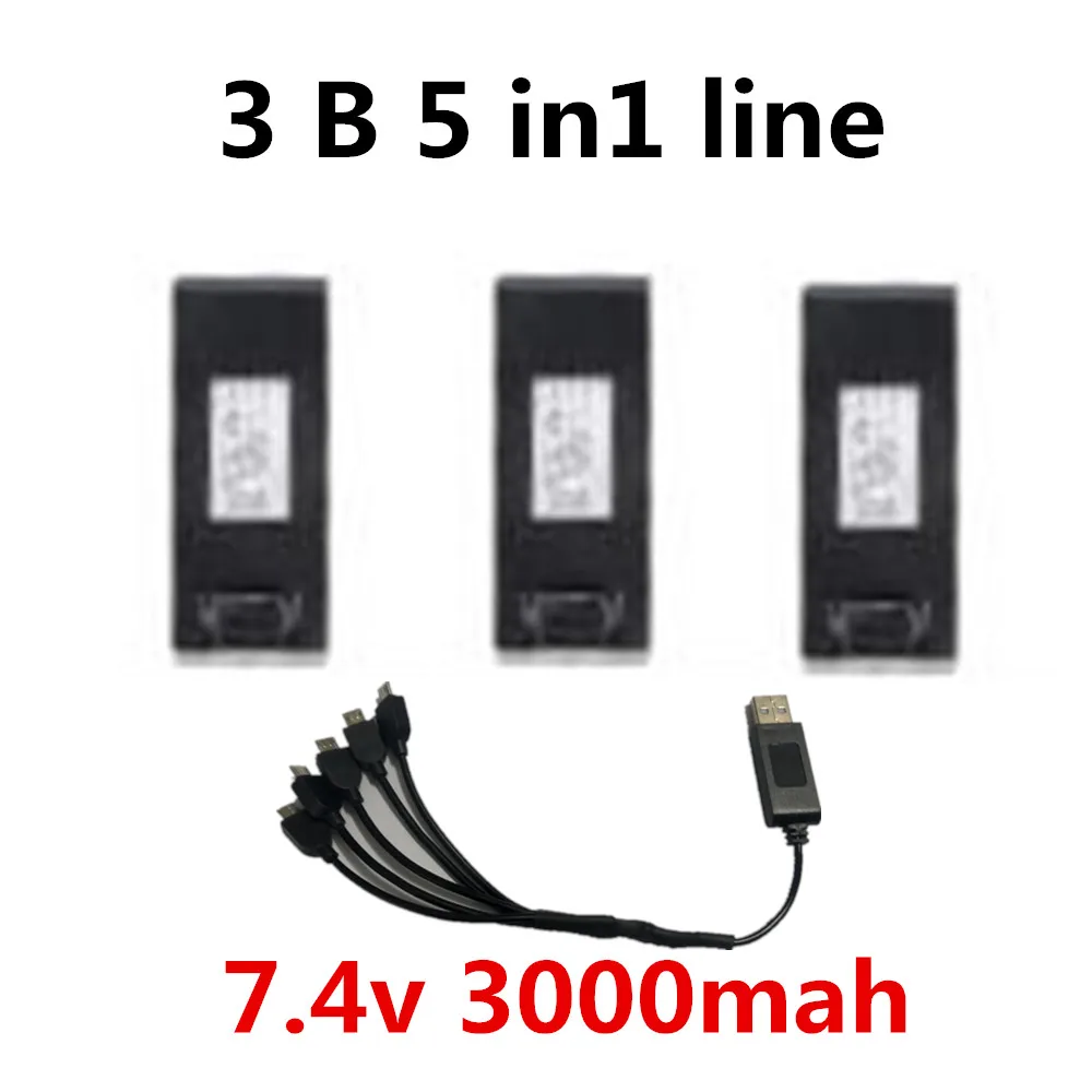 Аккумулятор для дрона SG107 Max2 7 4 в 3000 мАч/лопасть пропеллера/SG107 оригинальные