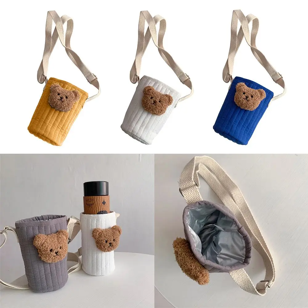 Bag Cartoon Children Crossbody Water Bottles Storage Bag Mes