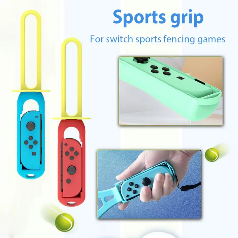 

Gamepad Grip 2Pcs Convenient Realistic Scientific Design Game Accessories Left Right Luminous Console Handles