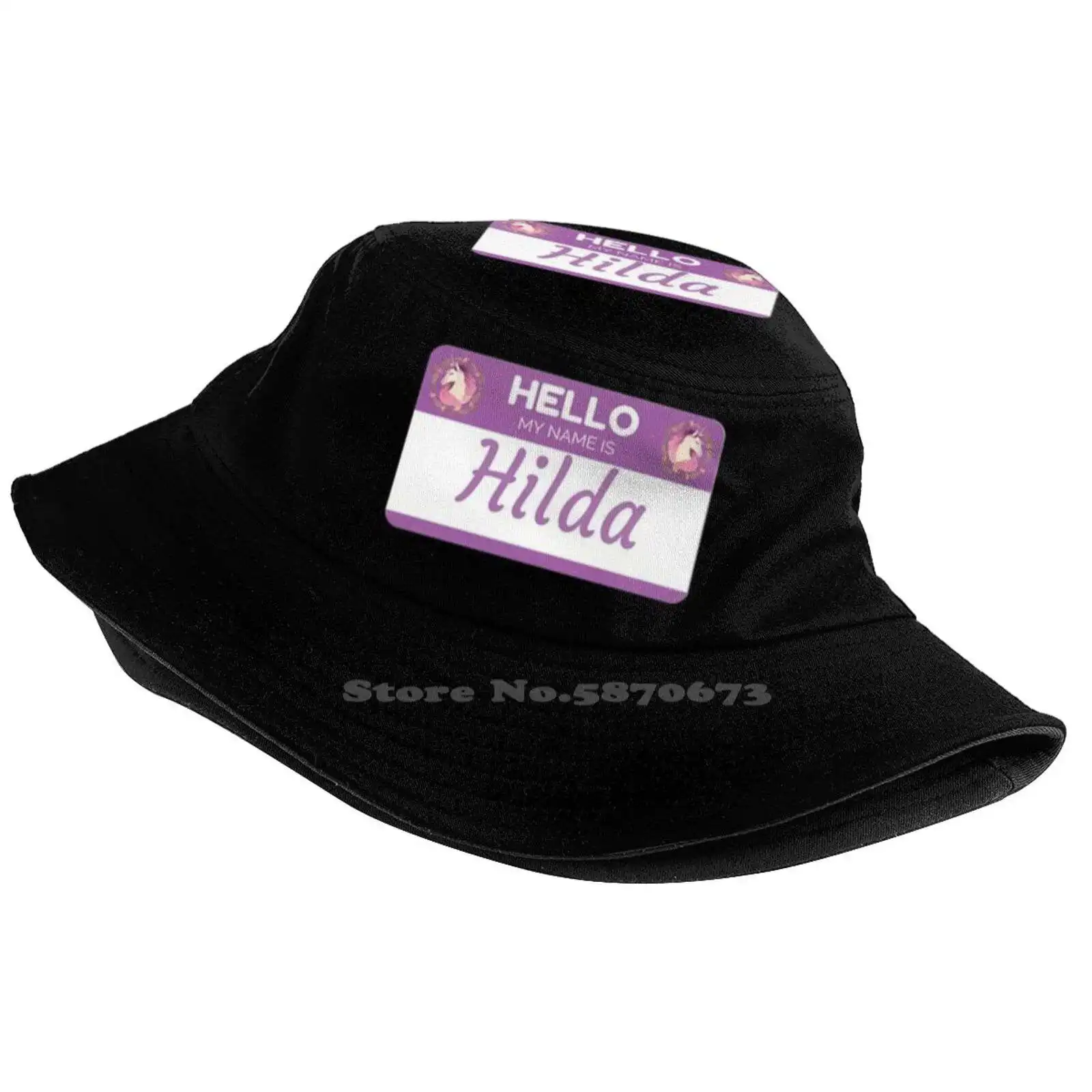 Единорог Привет мое имя — подарок для Someone Called рыбацкие шляпы унисекс шляпы-ведра