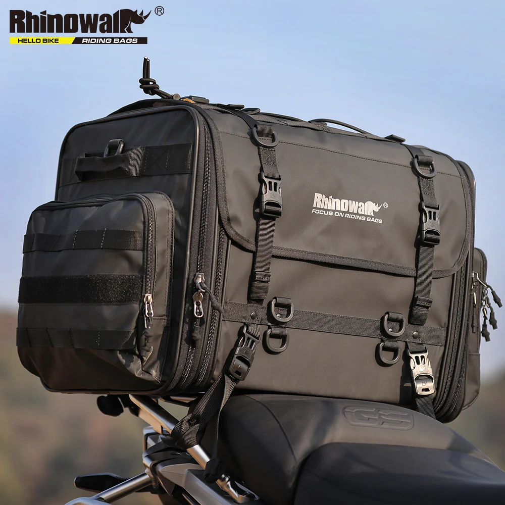 Дорожная сумка для багажа мотоцикла Rhinowalk водонепроницаемая растягивающаяся
