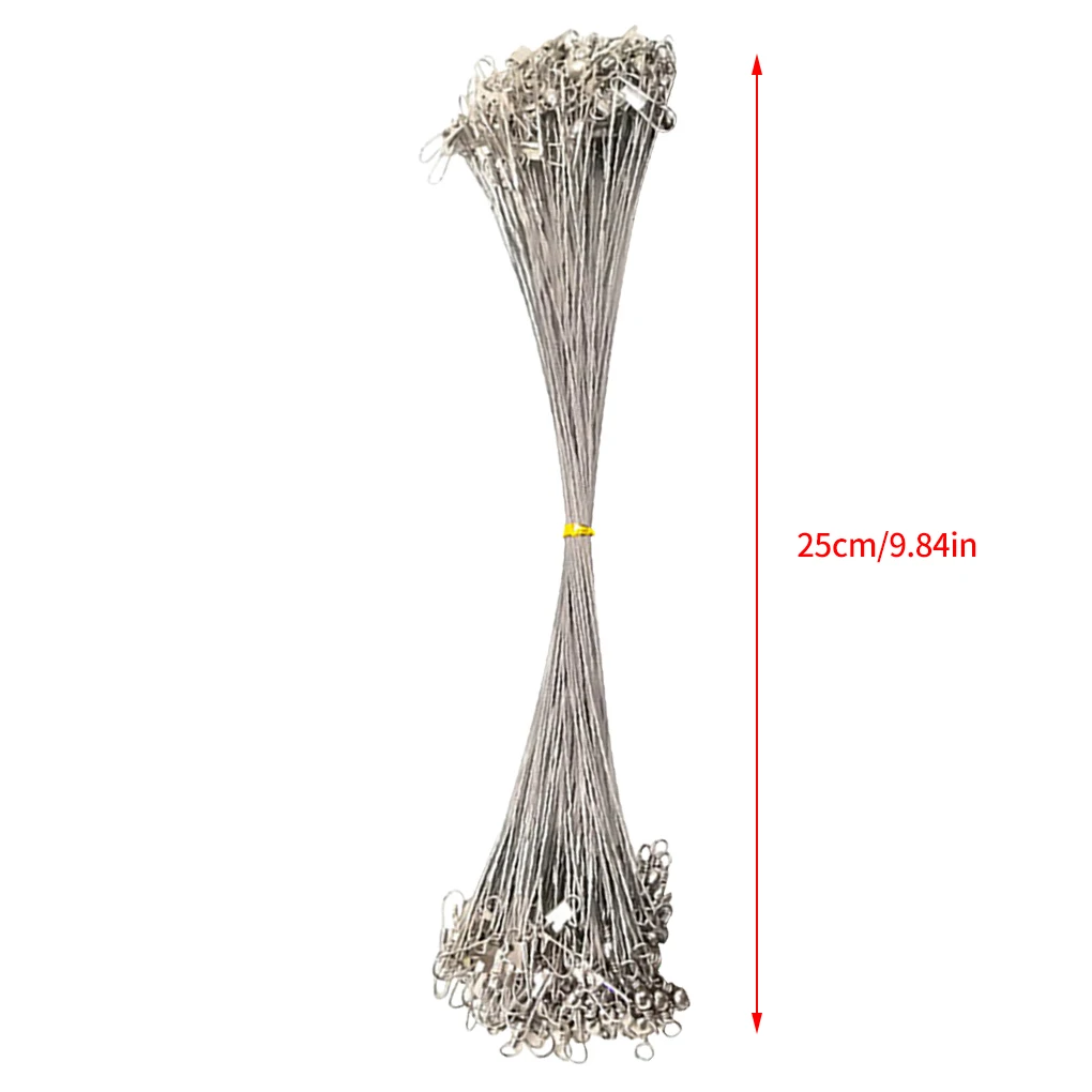 

20pcsLuya anti-bite wire wire leader with swivel pin soft wire front wire