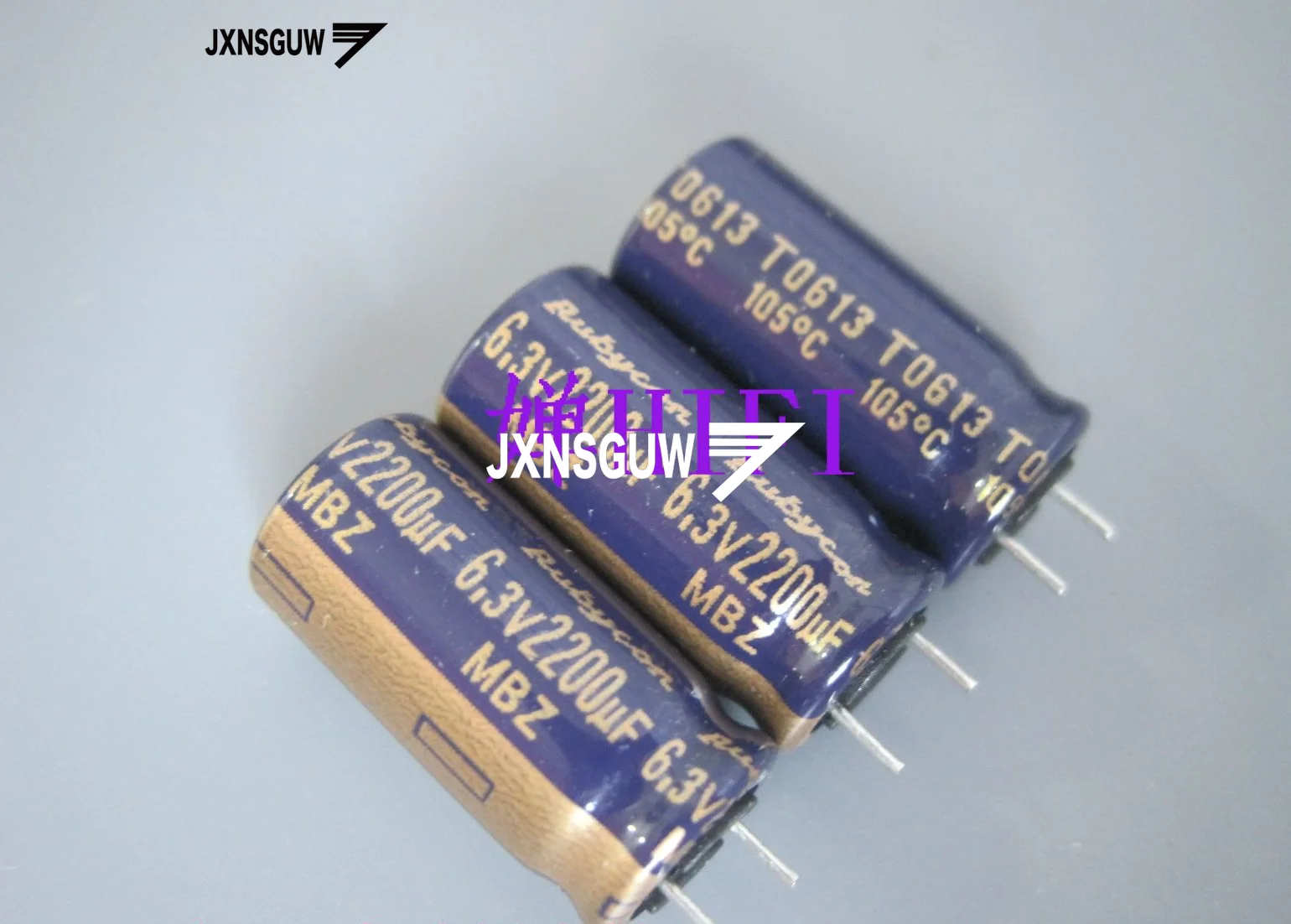 Новые Алюминиевые Электролитические Конденсаторы RUBYCON MBZ 6.3 v2200uf 10x20 мм