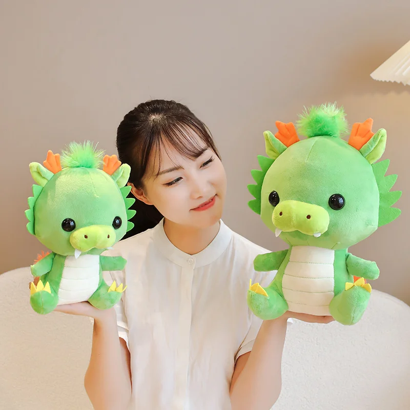 

Забавная милая мягкая набивная зеленая искусственная детская игрушка сопровождает плюша сидящий Зеленый Динозавр игрушки для детей элегантный подарок 25/32 см
