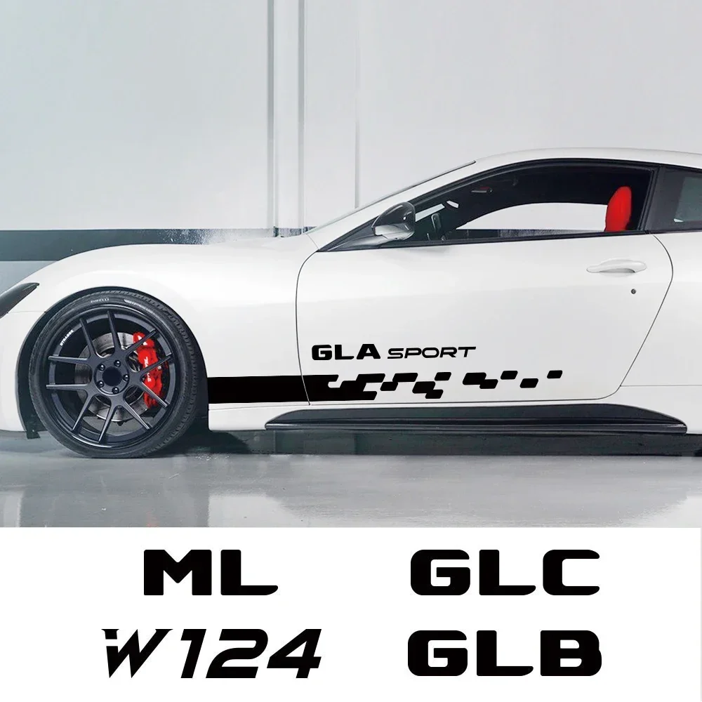 Для Mercedes Benz W124 G63 G350d G500 GLA GLA43 GLB GLC GLC43 GLE GLE63 GLK GLS 63 Автоаксессуары 2 шт. Наклейка на
