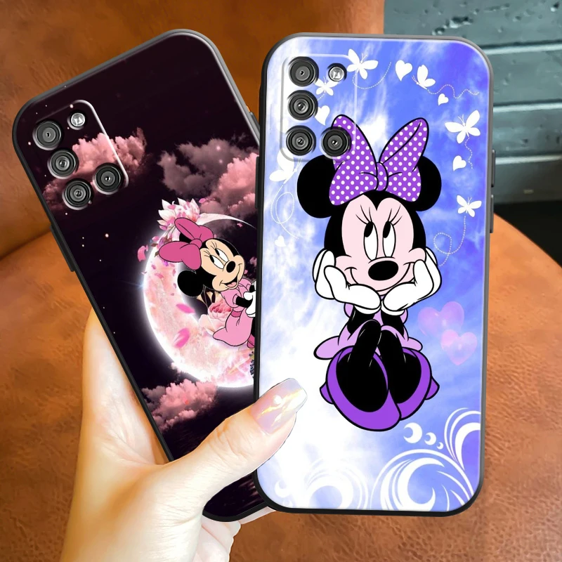 

Disney Logo Mickey Minnie For Samsung A31 A32 A30S A41 A42 4G 5G Soft Silicon Back Phone Cover Protective Black Tpu Case Soft