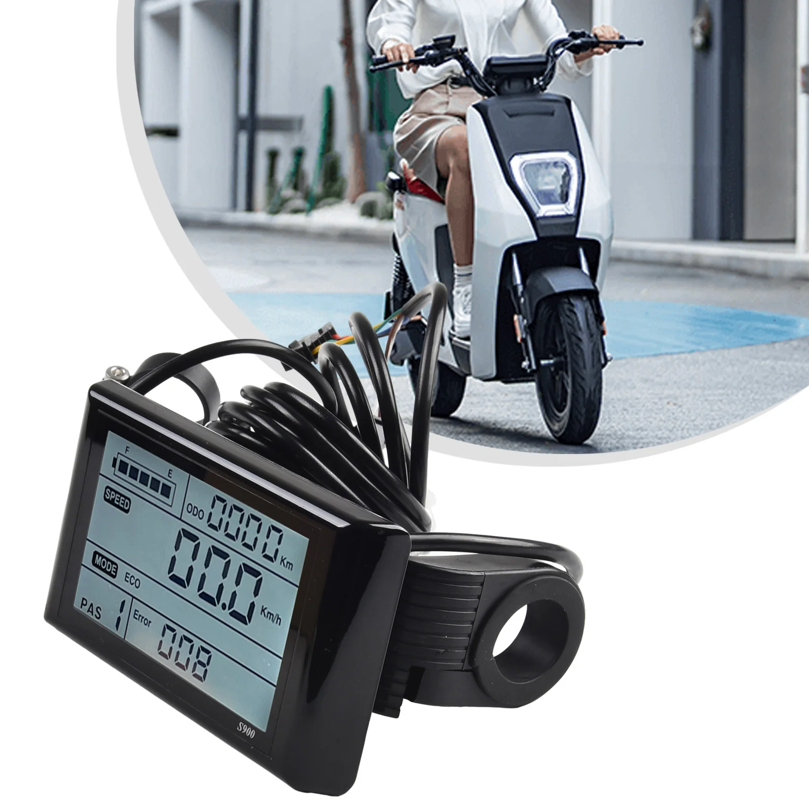 Высококачественная новая практичная панель дисплея S900 LCD 110*62 мм 24V36V48V60V72V Длина