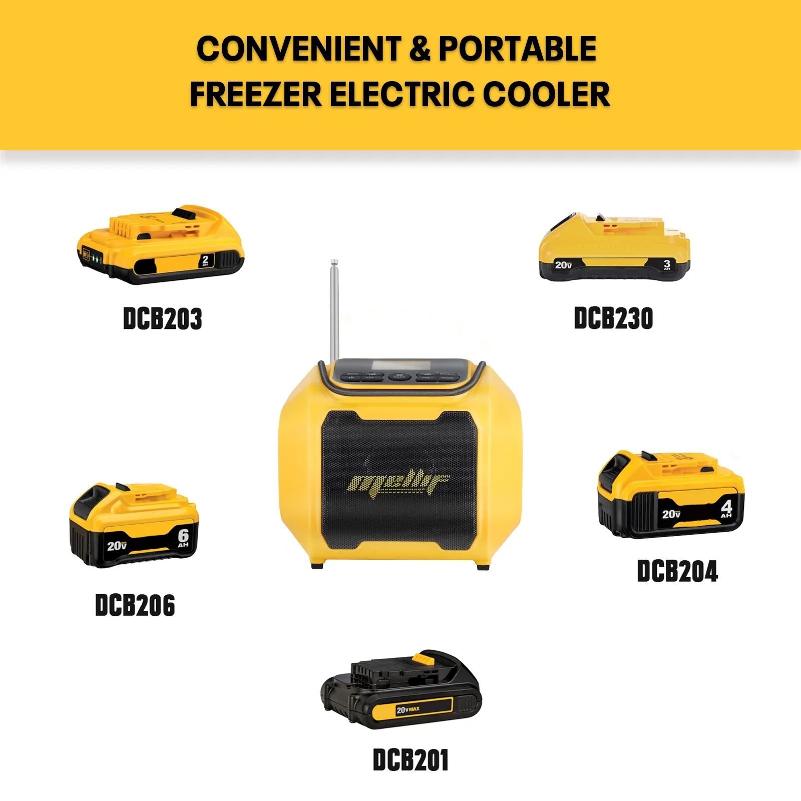 Bluetooth-динамик Mellif для DEWALT