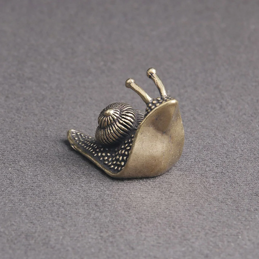 Маленькая статуя моделирования улитки орнамент декор украшение миниатюрные