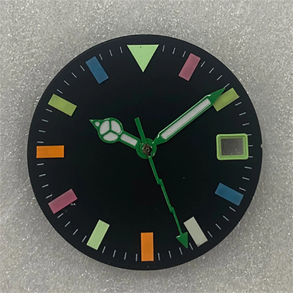 

Professional 28.5MM Single Canlendar Dial / Watch Hands for NH35/ NH36/4R/7S Movement 3/3.8/4.2 Position Luminous Dial