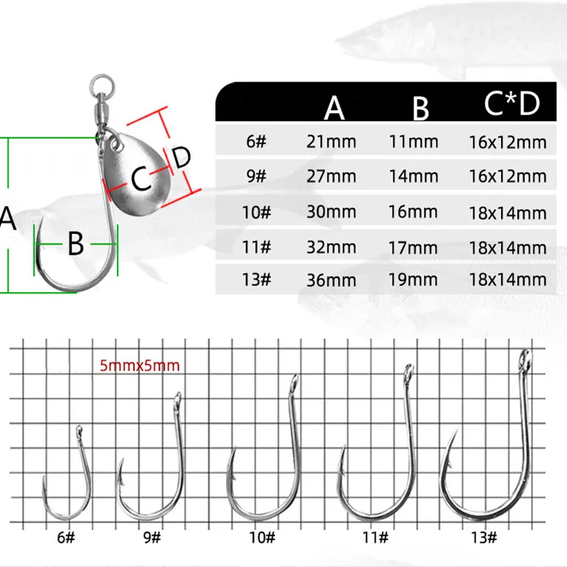 3 шт./партия рыболовные крючки из нержавеющей стали