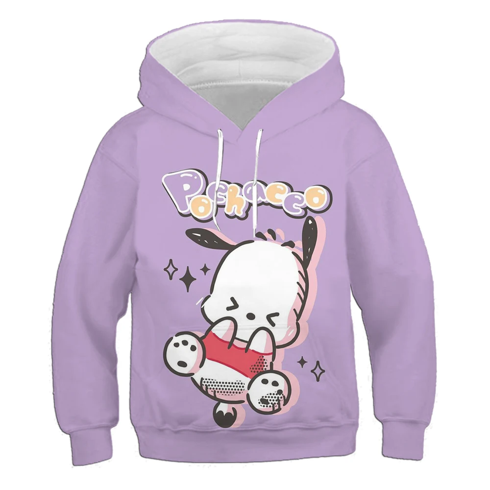 

Winter Hoodie Sweatshirt Printed Pullover Hoodie Sweatshirt Pacha Dog Kawaii Streetwear Sweatshirt Hoodie Tops Clothing