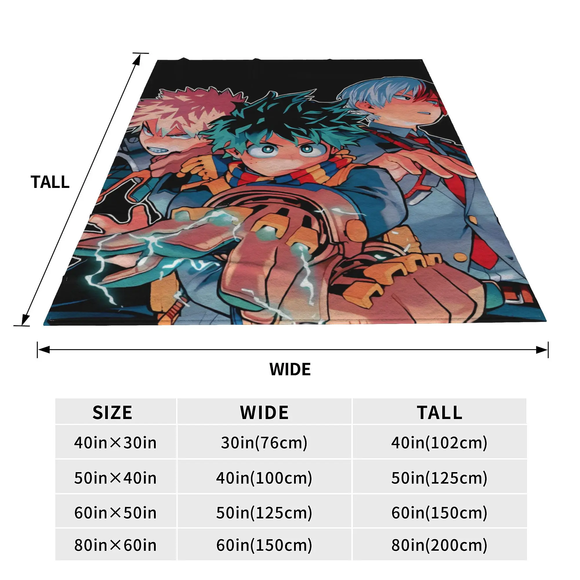 Фланелевые одеяла My Hero Academia Midoriya Izuku новинка пледы в стиле аниме манга покрывала