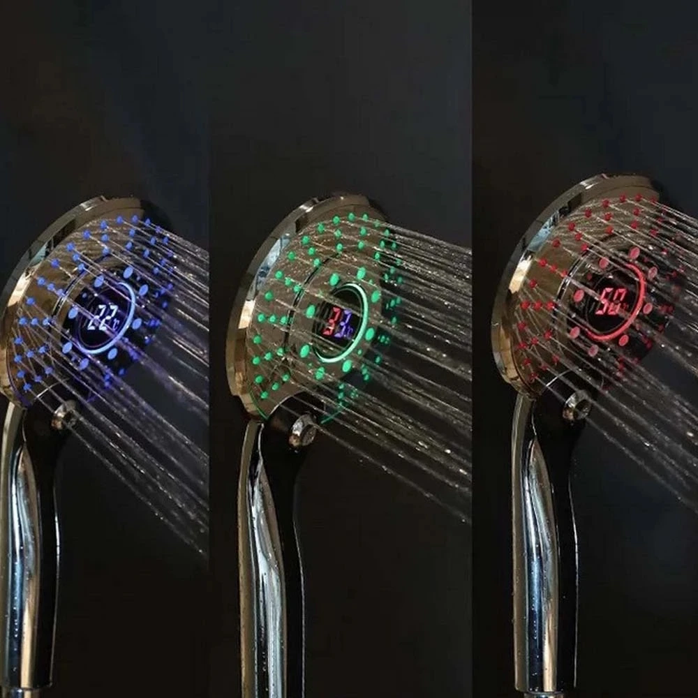 

Shower Head LED Digital Temperature Control 3 Spraying Mode Shower Sprayer Water Saving Shower Filter with LED Light Shower Save