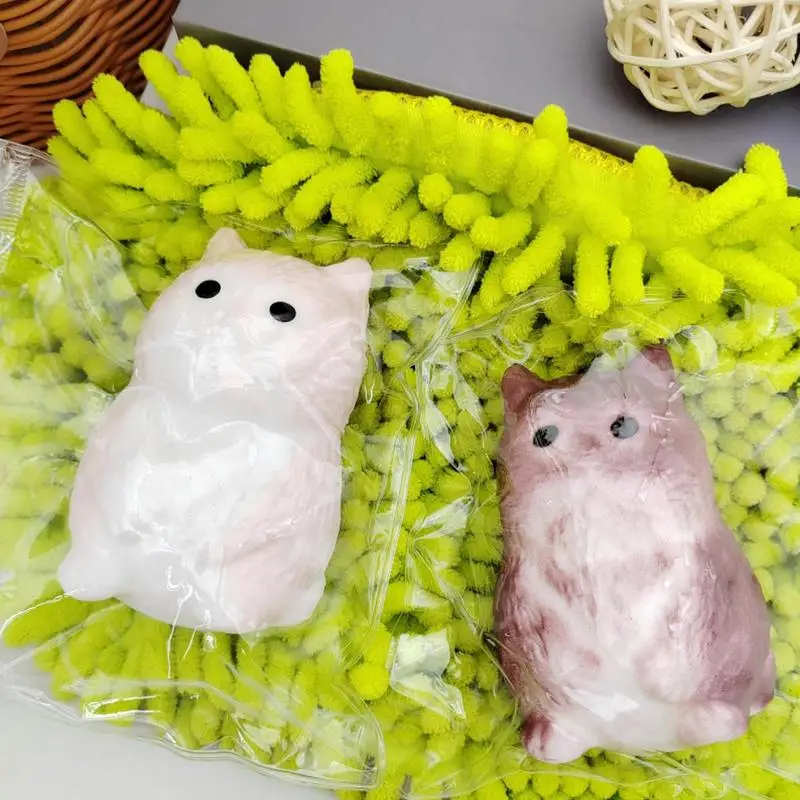 Игрушки для снятия стресса с кошками забавные эластичные игрушки животными