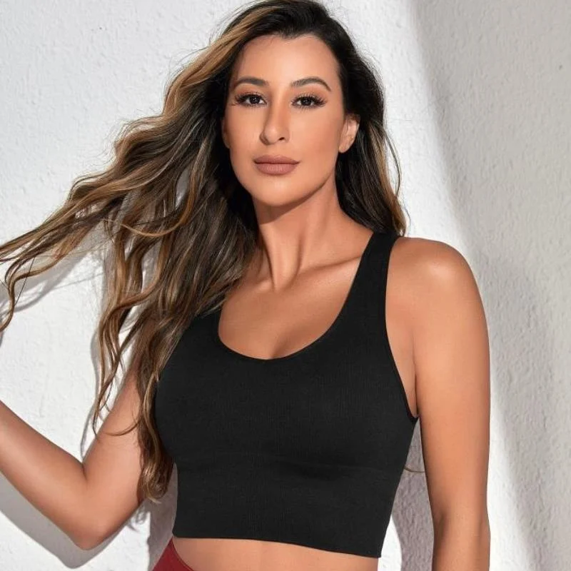 

Майка для йоги, Женская дышащая тонкая майка для бодибилдинга на спине с круглым вырезом, Спортивная майка для бодибилдинга