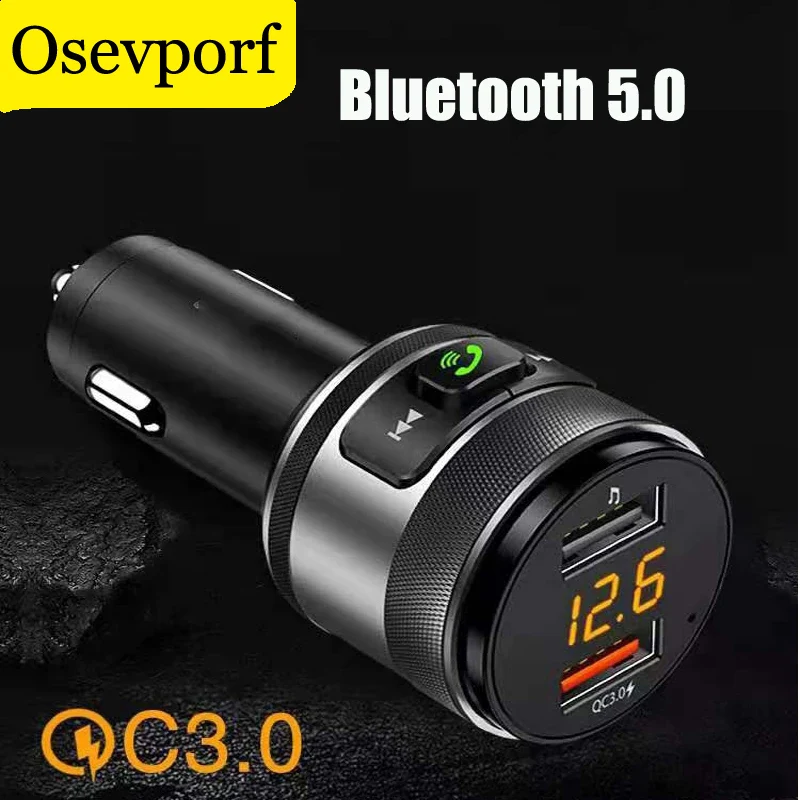 Dual USB Car Charger for Huawei P40 P30 Pro Xiaomi Handsfree
