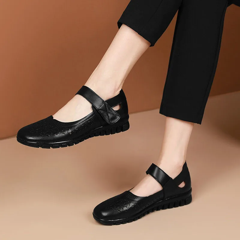 Женские туфли на танкетке Phoentin с круглым носком низком каблуке перекрестными