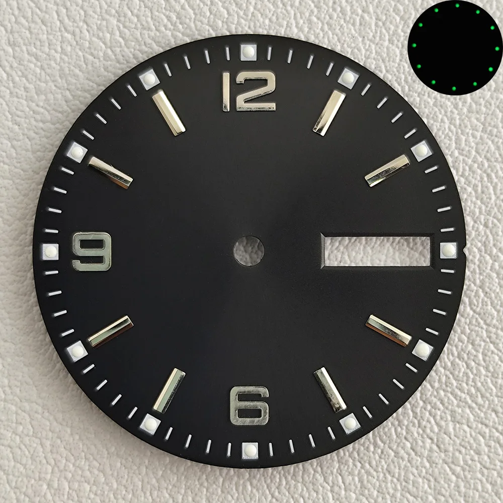 Циферблат 28 5 мм циферблат NH36 механизма аксессуары для часов с указателем NH35NH36